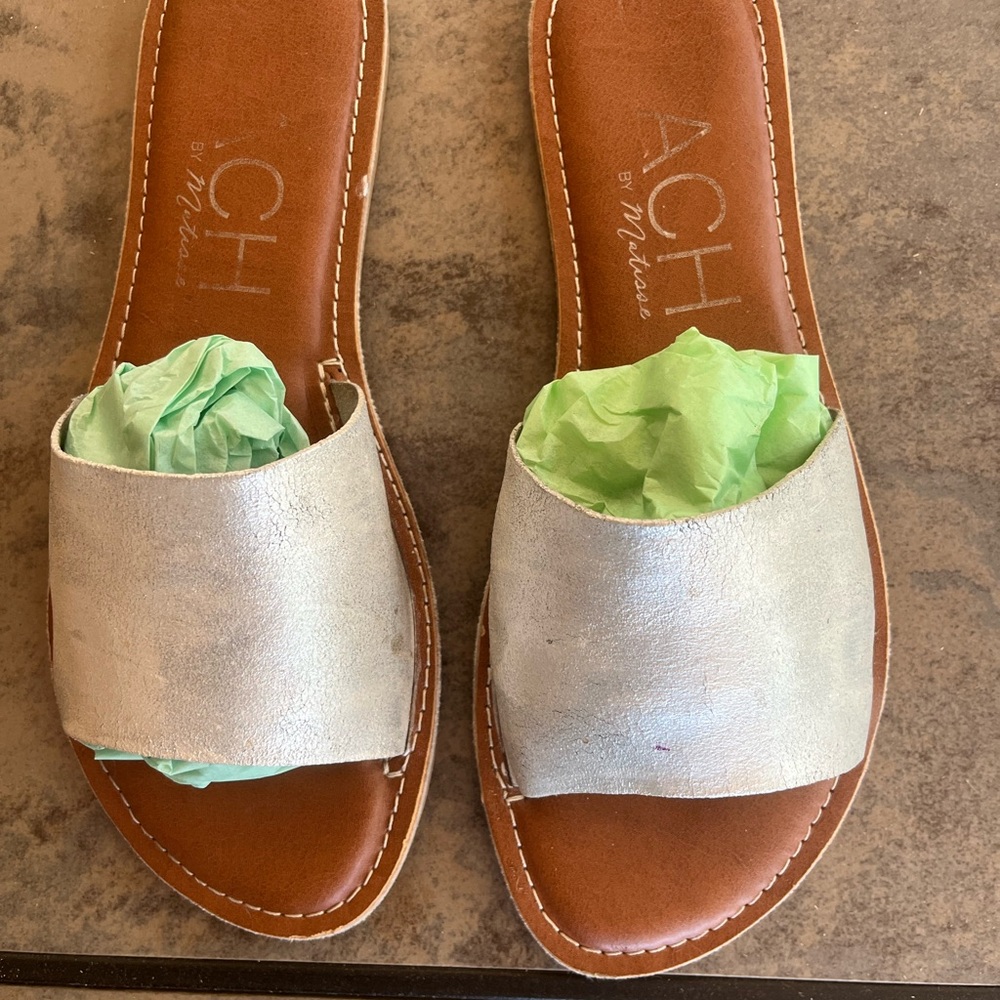 Matisse Slide Sandal Silver Size-10